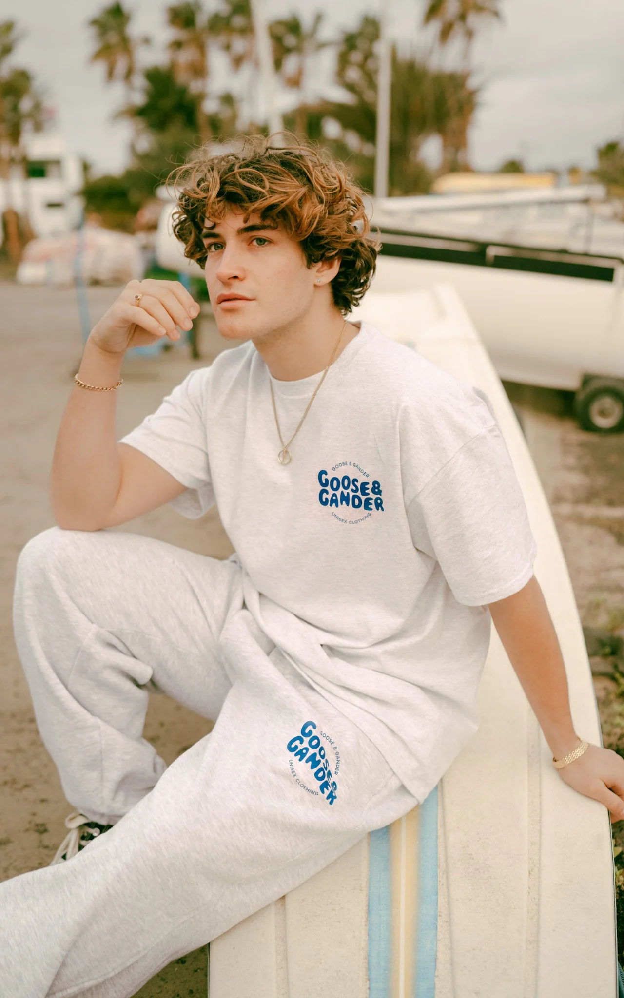 Azure Tee - Ash Grey - Image 5